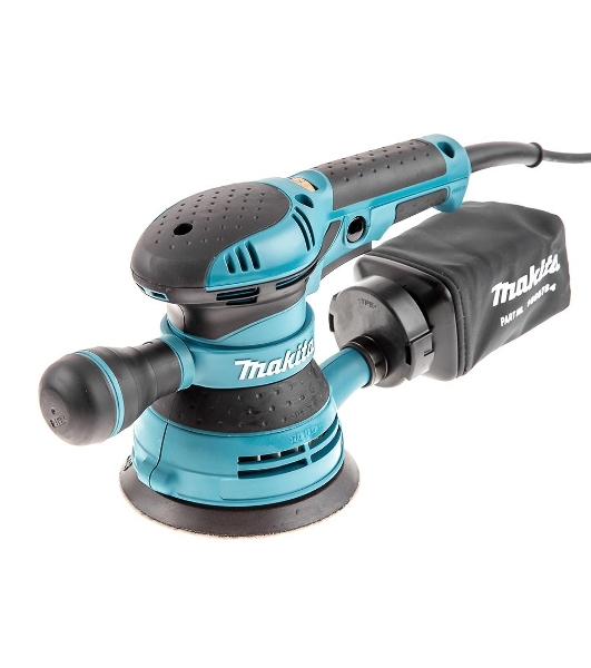 Эксцентриковая шлифовальная машина Makita BO5041 ЭШМ,300Вт,ф125мм,4000-12000об\м,ампл-2.8мм,1.4кг,кор,п\сборник,доп.рукоятка