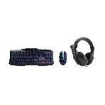 Комплект клавиатура+мышь Oklick HS-HKM100G проводной, USB, 2400 DPI, чёрный, фото2