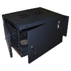 Шкаф коммутационный Lanmaster Next (TWT-CBWNM-18U-6X6-BK) 18U 550x600 мм пер. дв. металл 60 кг черный, фото 1