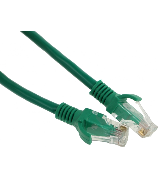 Патч-корд UTP Cablexpertcat.6, 0.25м, литой, многожильный, зеленый