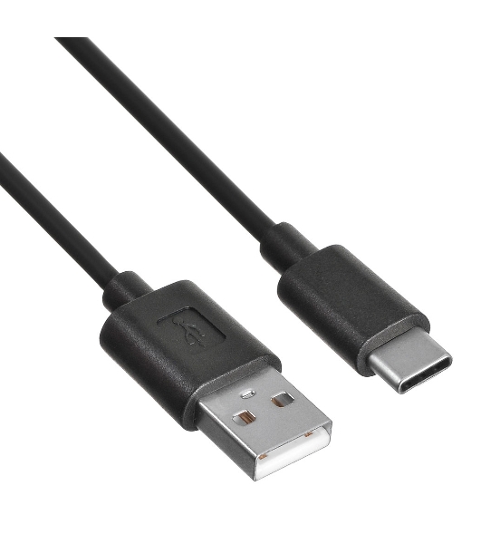Кабель Buro USB-TC-1.2B2A 1.2м черный