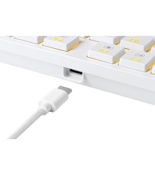 Клавиатура беспроводная Redragon Anubis беспроводная, USB, Bluetooth/Радиоканал, белый