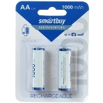 Аккумулятор Smartbuy AA/2BL 1000 mAh (24/240) (SBBR-2A02BL1000) (2шт. в уп-ке), фото4