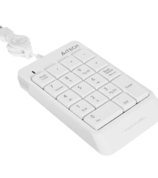 Числовой блок проводной A4Tech Fstyler FK13, USB, белый