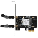 Сетевой адаптер ASUS PCE-BE6500 WiFi 7 Bluetooth 5.4 2882+2882+688Mbps 6GHz/5GHz/2.4GHz , фото 1
