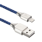 Кабель USB ACD-Titan Lightning - USB-A Нейлон, 1м, сине-черный, фото6