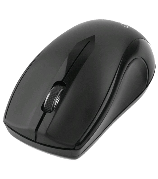 Мышь беспроводная Gembird MUSW-320 черный, 1000 dpi, радиоканал, USB, кнопки - 3