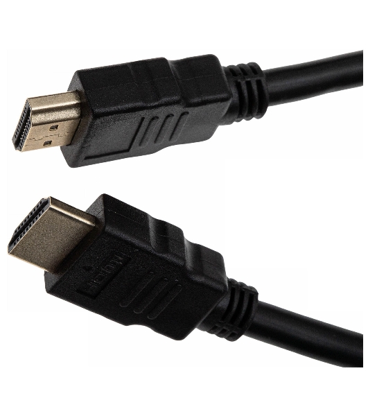 Кабель аудио-видео Cactus CS-HDMI.1.4-1.8 HDMI (m)/HDMI (m) 1.8м. позолоченные контакты черный