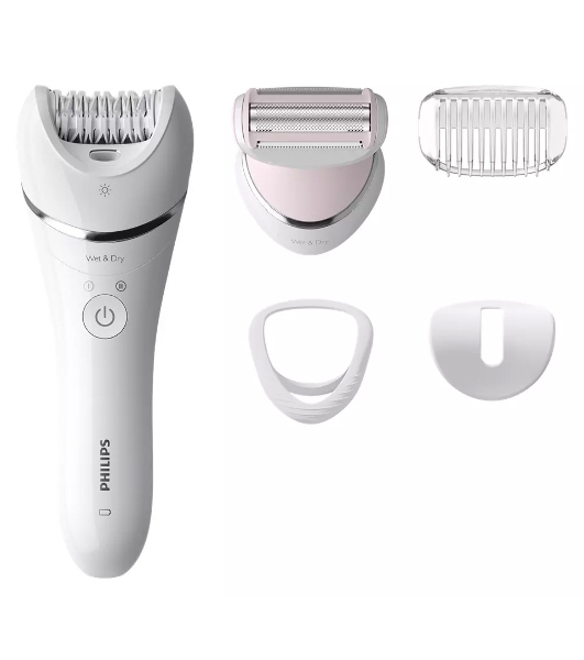 Эпилятор Philips скорости, широкая головка, Wet&Dry, беспроводной