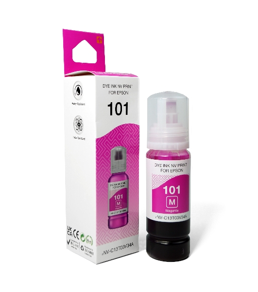 Чернила 101 (NV-C13T03V34A) для Epson L4150 (70 мл) Magenta совместимые