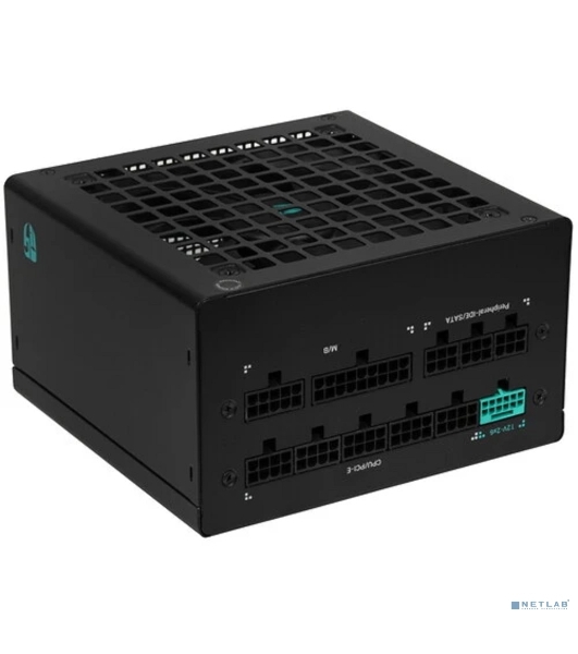 Блок питания Deepcool/GamerStorm PQ750G (ATX 3.1, 750W, Full Cable Management, PWM 120мм fan, 80 PLUS GOLD, Active PFC + Half Bridge + DC/DC, Full Japanese Capasitors, Gen5 PCIe) RET