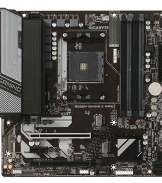 Материнская плата Gigabyte B550M GAMING X WIFI6, AM4, AMD B550, 4xDDR4, 4xSATA, 2xM.2, 1xPCIe 4.0 x16, 1xPCIe 3.0 x4, 1xPCIe 3.0 x1, 1xDP, 1xHDMI, 1x1Gb LAN, Wi-Fi 6, Bluetooth 5.3, 4xUSB-A 5Gbps, 2xUSB-A 2.0, 3x3.5 мм, 7.1, mATX