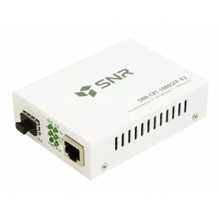 Медиаконвертер SNR 10/100/1000-Base-T/1000Base-FX с SFP-портом