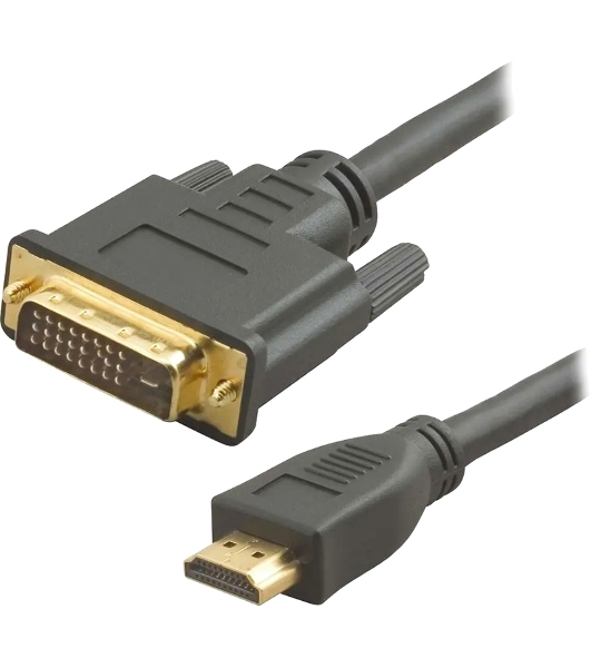 Кабель аудио-видео Lazco WH-141 HDMI (m)/DVI-D(m) 15м. позолоченные контакты черный (WH-141(15M))