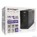 Источник бесперебойного питания Crown CMU-SP1200 COMBO USB/1200 ВА\720 Вт/2 х Euro + 4 х IEC-320 С13 с резервным питанием и фильтрацией, 1 х IEC-320 С13 Bypass, фото5