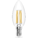 Лампа филам. Gauss Filament 10Вт цок.:E14 свеча св.свеч.бел.нейт. (упак.:10шт) (32120), фото11