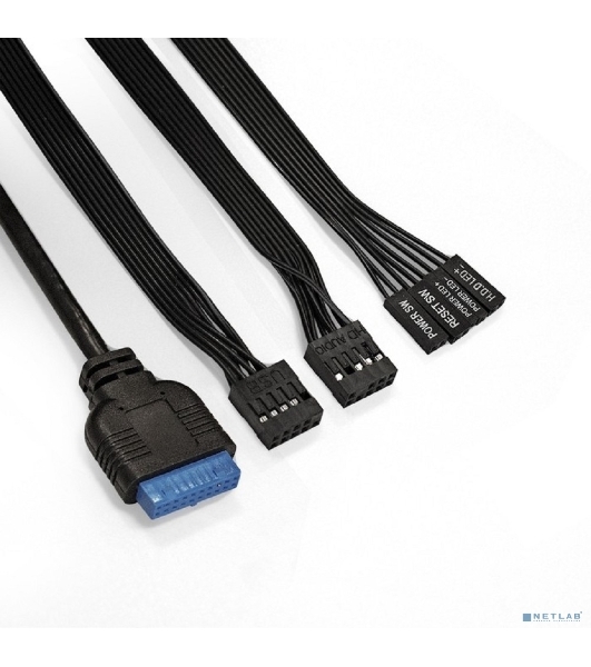 Компьютерный корпус Miditower ExeGate EVO-8243 (ATX, без БП, 2хUSB+1хUSB 3.0, черный, 3 вент. с RGb подсветкой, боковая панель - закаленное стекло)