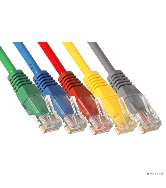 Патч-корд ExeGate EX286381RUS UTP-RJ45-RJ45-5e-1M-LSZH-GY, UTP, cat.5e, LSZH, 1м, серый