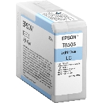 Картридж струйный Epson T8505 светло-голубой (80 мл.) для SureColor SC-P800, фото 1