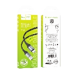 Кабель USB2.0 Hoco AM/Type-C, 3А, X102, 1м, черный, коробка, фото 1