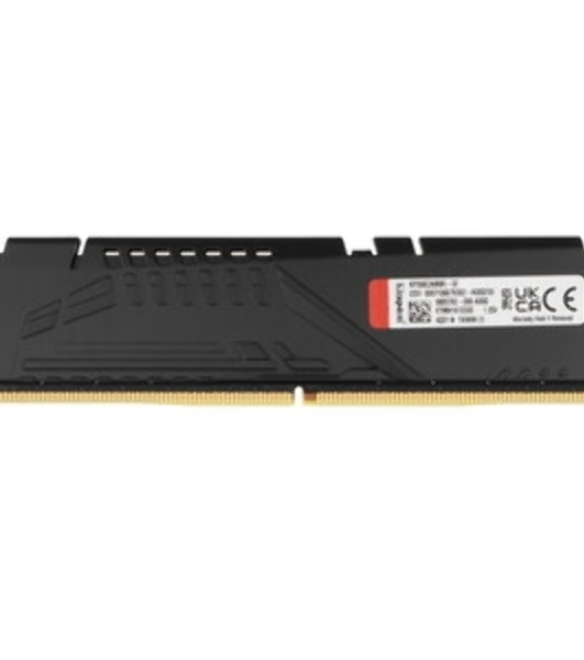 Оперативная память Kingston Fury Beast Black, DDR5, 32GB (1x32GB), 5600 MHz, CL36, с радиатором, чёрный