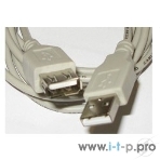 Кабель Gembird PRO USB 2.0 удлинительный 1.8м AM/AF позол.конт., фер.кол., пакет, фото2