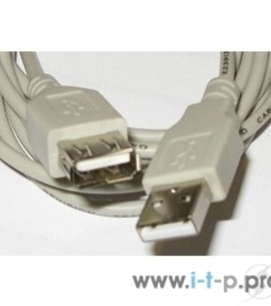 Кабель Gembird PRO USB 2.0 удлинительный 1.8м AM/AF позол.конт., фер.кол., пакет