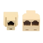 Разветвитель US-09A RJ45 8P8C (розетка) -> 2x8P8C (розетки), фото 1