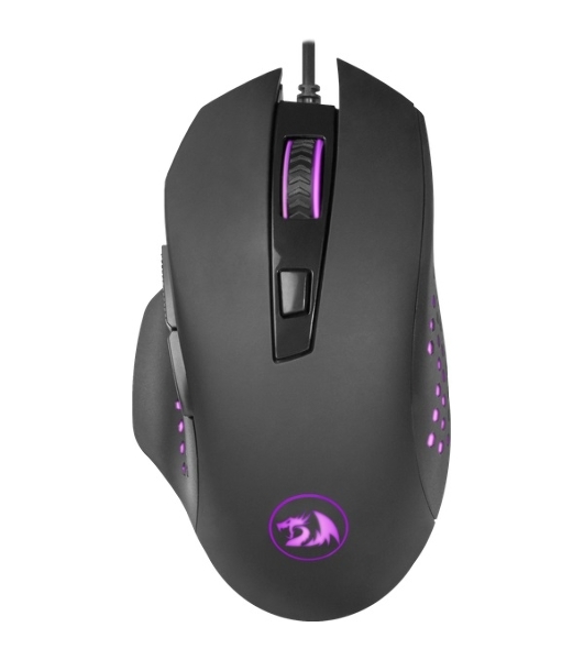 Мышь проводная Redragon Gainer черный, 3200 dpi, USB, кнопки - 6