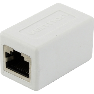 Адаптер-соединитель Vention RJ45 F/RJ45 F 8p8c кат. 6 белый