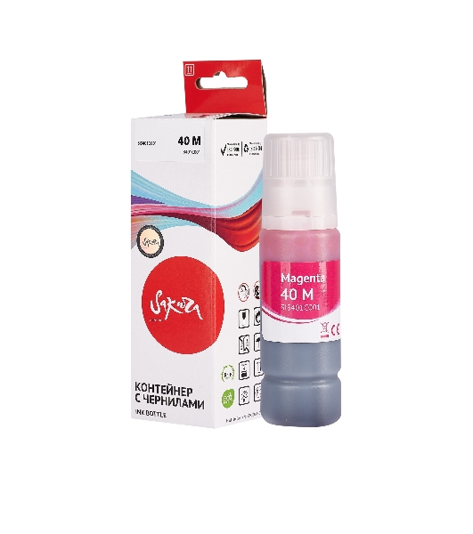 Чернила Sakura 3401C001 для Canon, пурпурный, 7700 к., 70 мл.