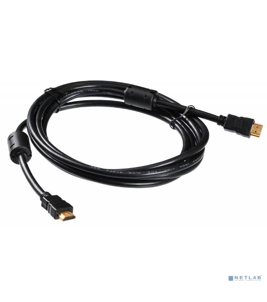 Кабель аудио-видео Buro HDMI (m)/HDMI (m) 3м. феррит.кольца черный HDMI-19M/19M-3M-MG