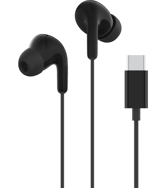 Проводные наушники Xiaomi Type-C Earphones черный, внутриканальные, USB Type-C