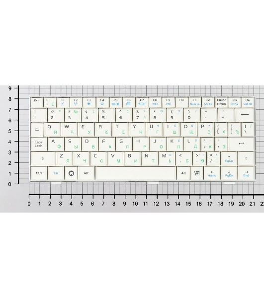 Клавиатура для ноутбука Asus Eee PC 700 701 900 901 белый