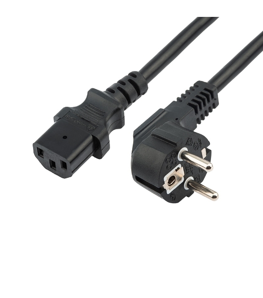Шнур сетевой Rexant СЕЕ 7/7 (Schuko) – IEC 320 C13 3x1,0мм², длина 1,8м