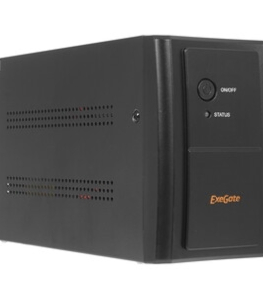 Источник бесперебойного питания ExeGate SpecialPro UNB-1200.LED.AVR.C13.RJ 1200VA/750W, LED, AVR, 6*IEC-C13, RJ45/11, черный