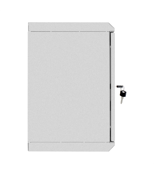 Шкаф телекоммуникационный 10' настенный 9U ExeGate EC-WM-9U.280.G.GREY (10”, 9U, 350x280x420mm (ШхГхВ), передняя дверь закаленное стекло, пыле- и влагозащита IP23, светло-серый RAL 7035)