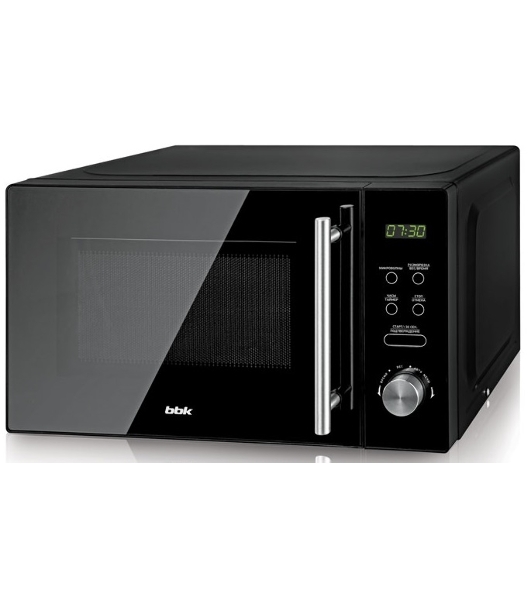 Микроволновая печь BBK 20MWS-722T/B-M/RU черный, 20 л, 700 Вт, переключатели - тактовый/сенсор