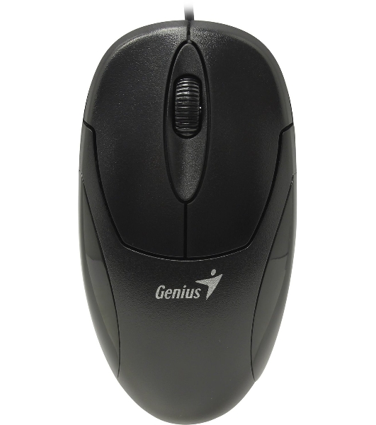 Мышь проводная Genius XScroll V3 черный, 1000 dpi, USB, кнопки - 3