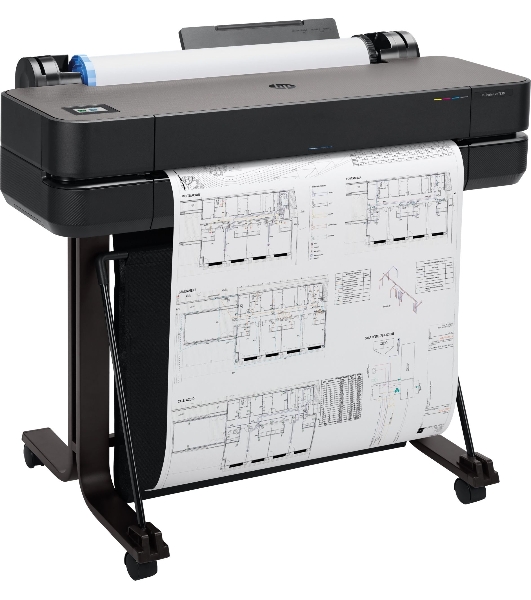 Плоттер струйный HP Designjet T630, A1, цветной, 24', 610 мм, 2400x1200 dpi, USB, Gigabit Ethernet, WiFi
