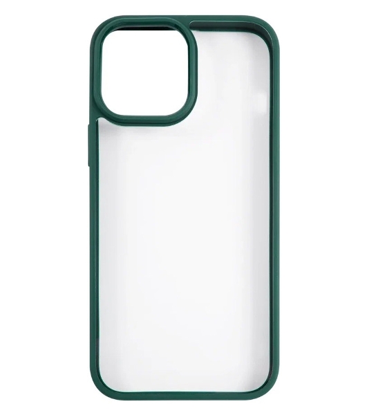Чехол для Apple iPhone 13 Pro Max Usams US-BH771 прозрачный/зеленый (УТ000028123)