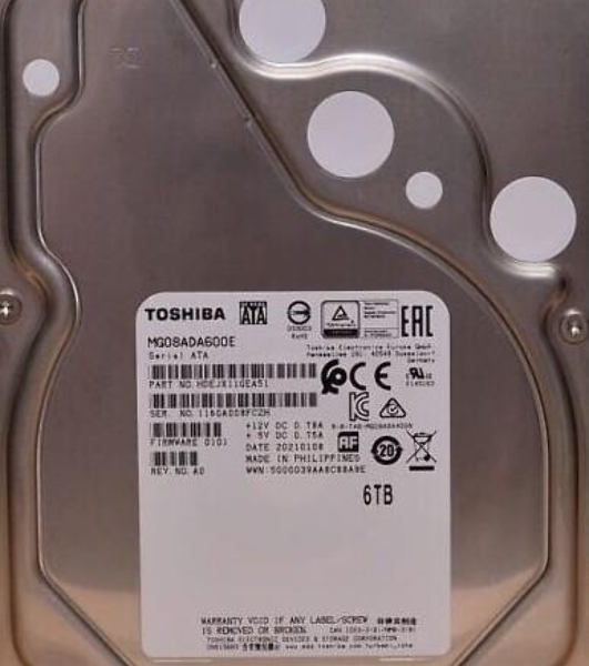Жесткий диск Toshiba HDD SATA3 6Tb 3.5' Server 7200 256Mb (analog MG06ACA600E)