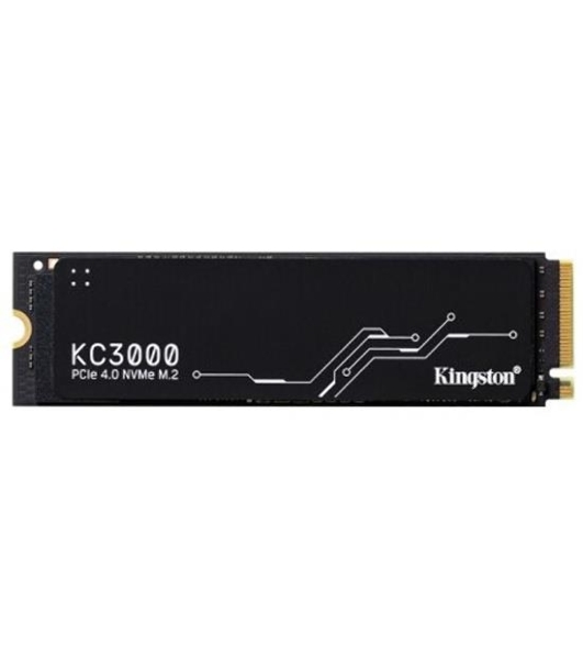 Накопитель SSD Kingston 512Gb M.2 KC3000 SKC3000S/512G (PCI-E 4.0 x4, up to 7000/3900Mbs, 3D TLC, NVMe, 400TbW, Phison E18, 22х80мм, LP heatsink)