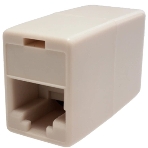 Адаптер Suprlan 10-0337-1, проходн. Keystone RJ45 кат.5E UTP, бежевый, фото3