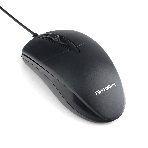 Мышь проводная Гарнизон GM-220XL черный, 1000 dpi, USB, кнопки - 3, фото 1