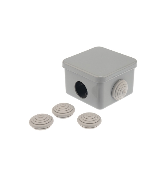 Коробка распаячная Rexant ОУ, 65x65x50, IP54 (УПрк 65x65/45.2.3)