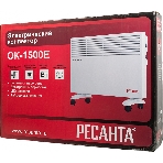 Конвектор электрический Ресанта ОК-1500Е белый, 1500 Вт, 15 м2, термостат, дисплей, фото16