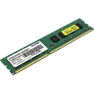 Оперативная память Patriot, DDR3, 4GB (1x4 GB), 1333 MHz, CL9, DIMM