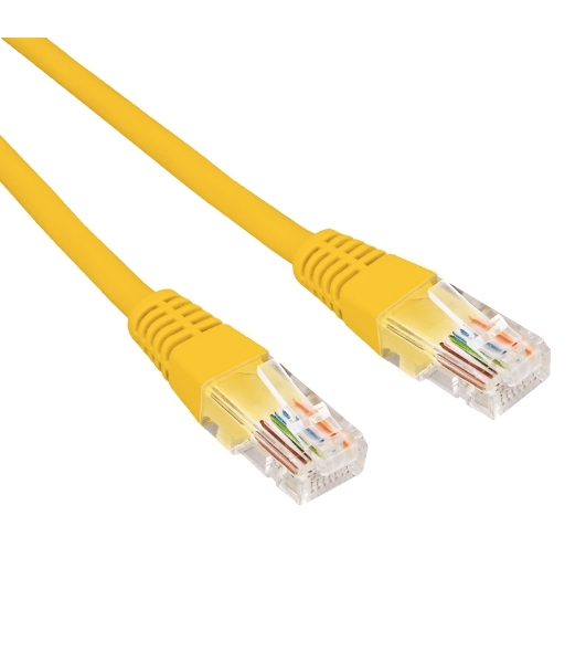 Патч-корд U/UTP Rexant cat.6, RJ45-RJ45, неэкранированный, 26AWG, LSZH, желтый, 1 м
