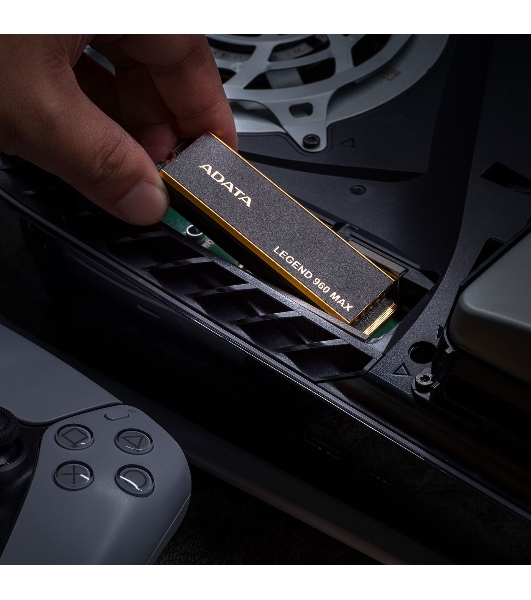 Накопитель SSD ADATA LEGEND 960 MAX, 1Tb, PCIe 4.0 x4, M.2 2280, NVMe, R/W 7400/6000, с радиатором